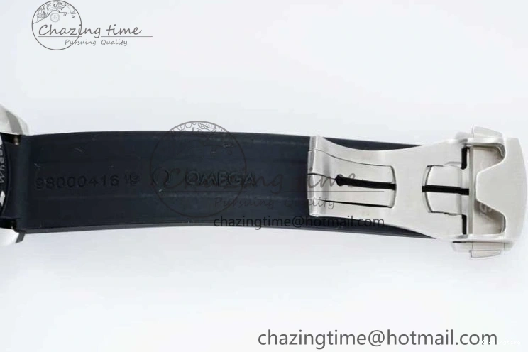 1227 SportInspired Speedmaster Racing Master SS HKF Best Edition Blue Black Dial on Black Rubber Strap A 7817